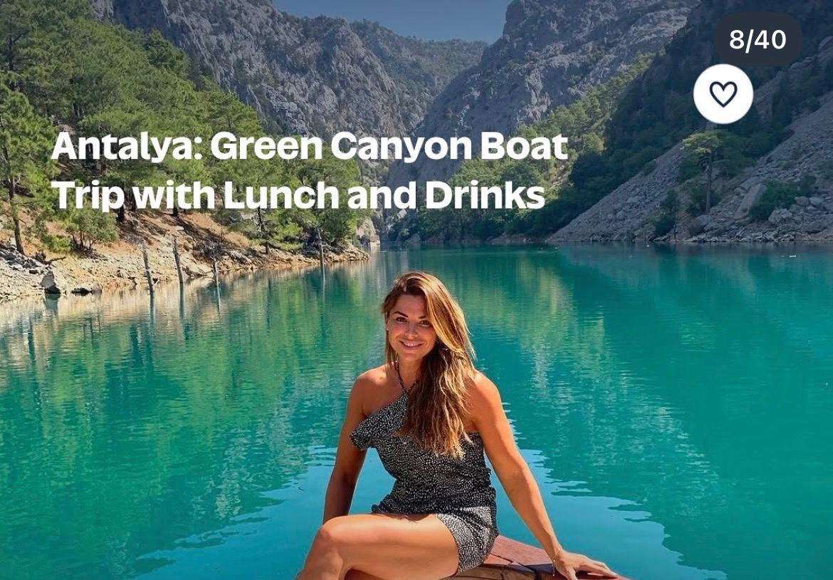 Yeşil Kanyon (Green Canyon) Tekne Turu